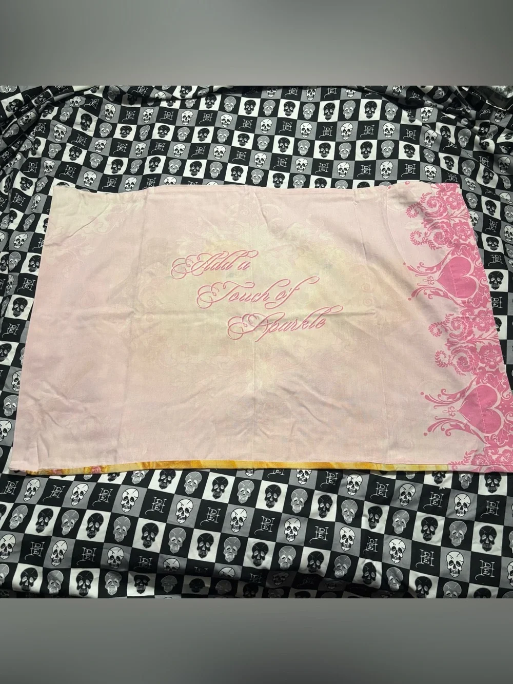 Y2K 2000s Pink Enchanted Royal Disney Princesses Pillowcase